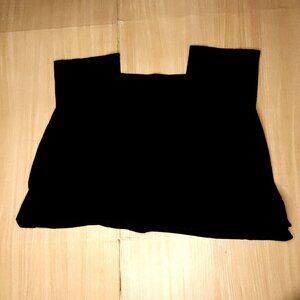 Xersion Womens Black Capri Leggings With Attached Skirt Large